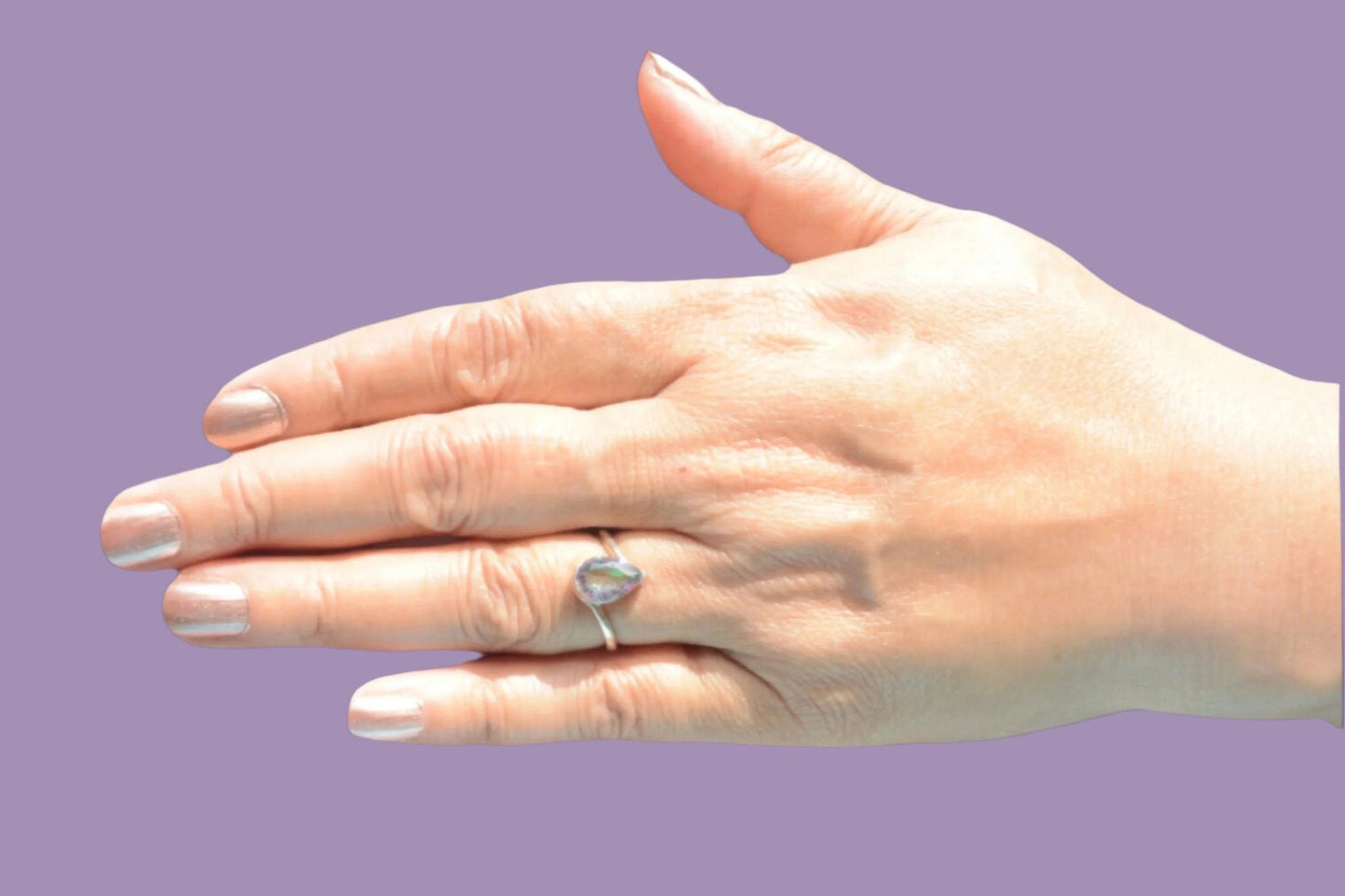 The Mystic Queen - Mystic Topaz Ring - Ninaad