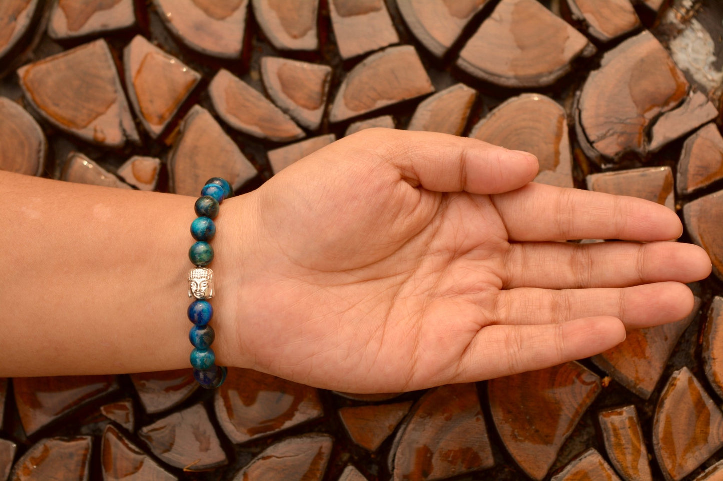 The Neeladri - Blue Eye Crystal Bracelet - Ninaad