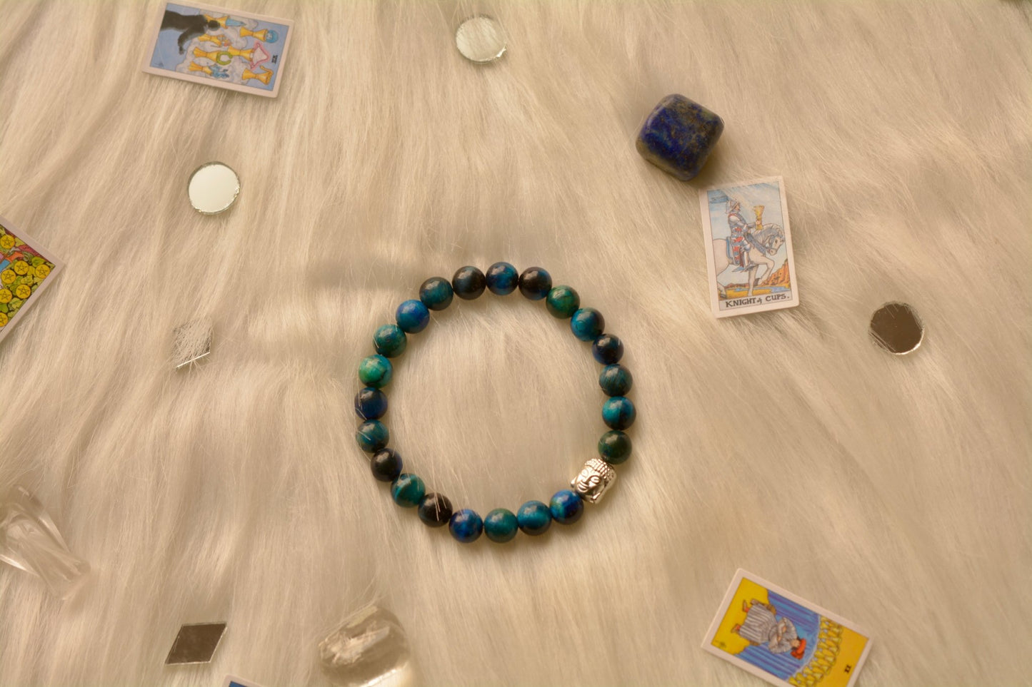 The Neeladri - Blue Eye Crystal Bracelet - Ninaad