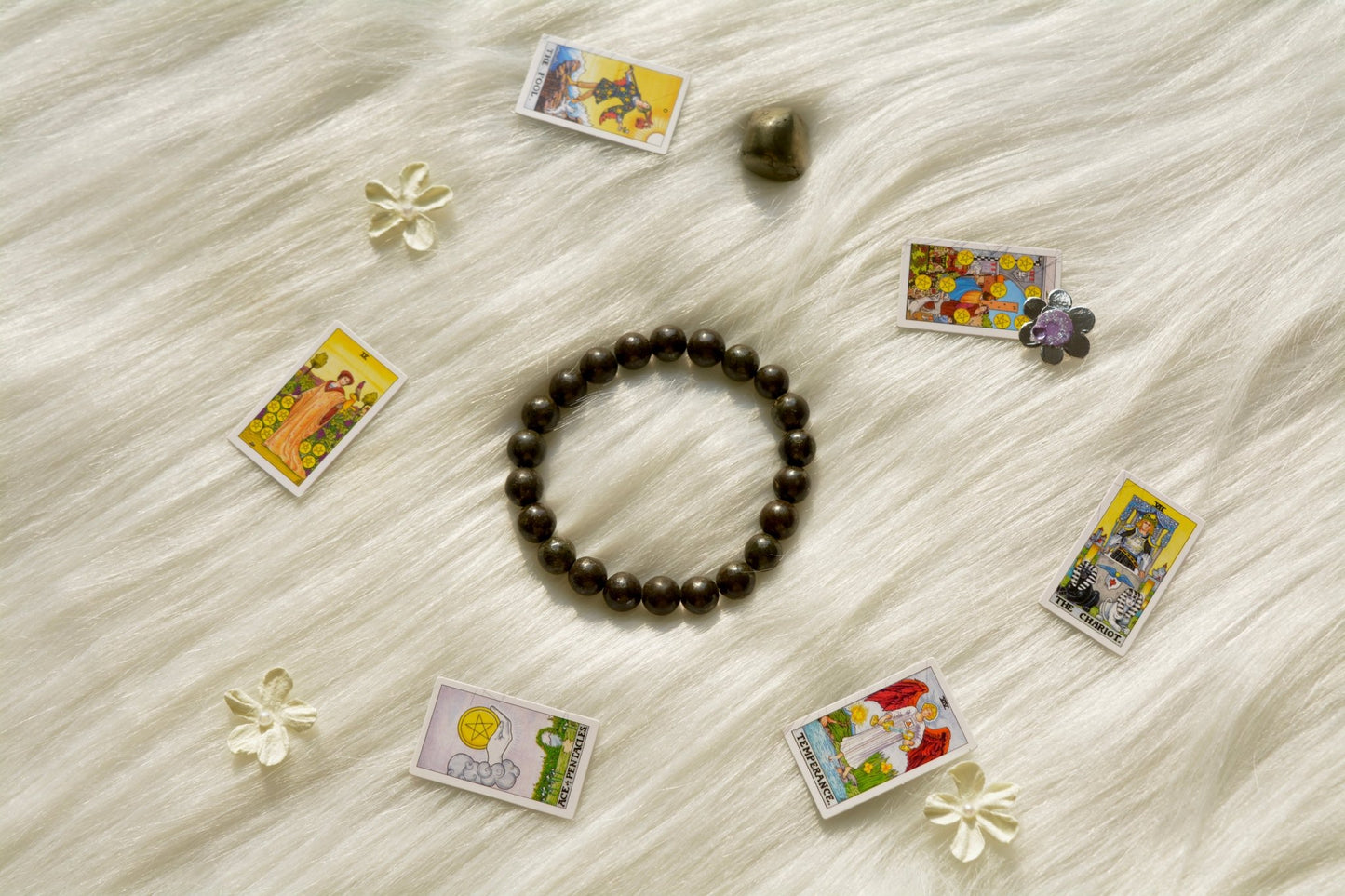 The RidhiRaaj - Pyrite Crystal Bracelet - Ninaad