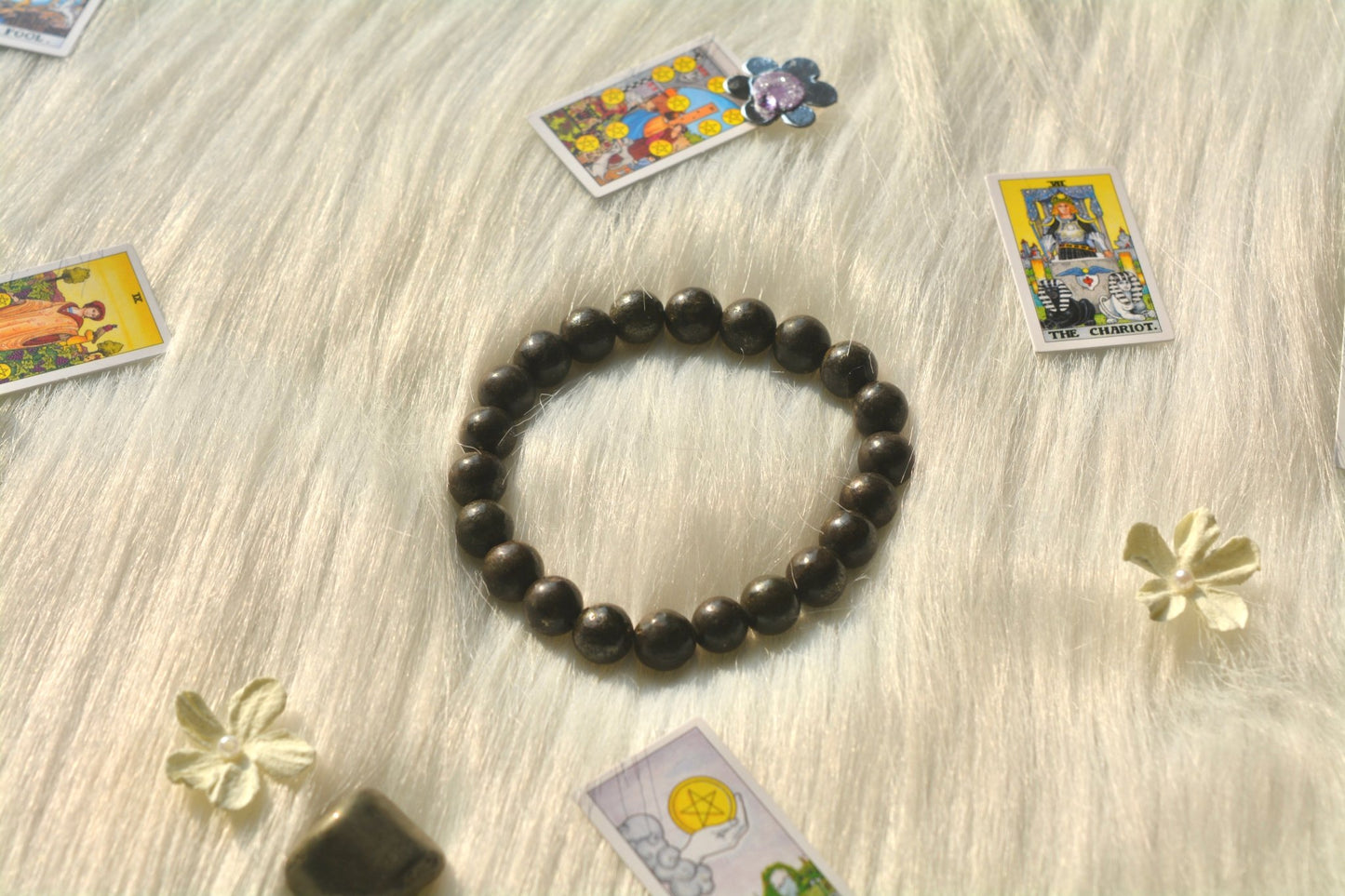 The RidhiRaaj - Pyrite Crystal Bracelet - Ninaad