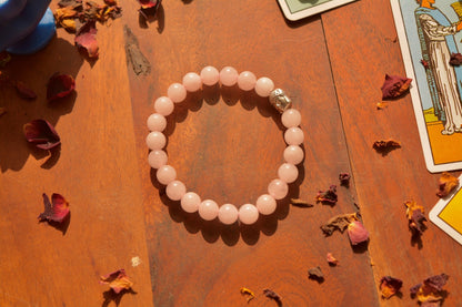 Rose's Whisper : Rose Quartz Bracelet - Ninaad