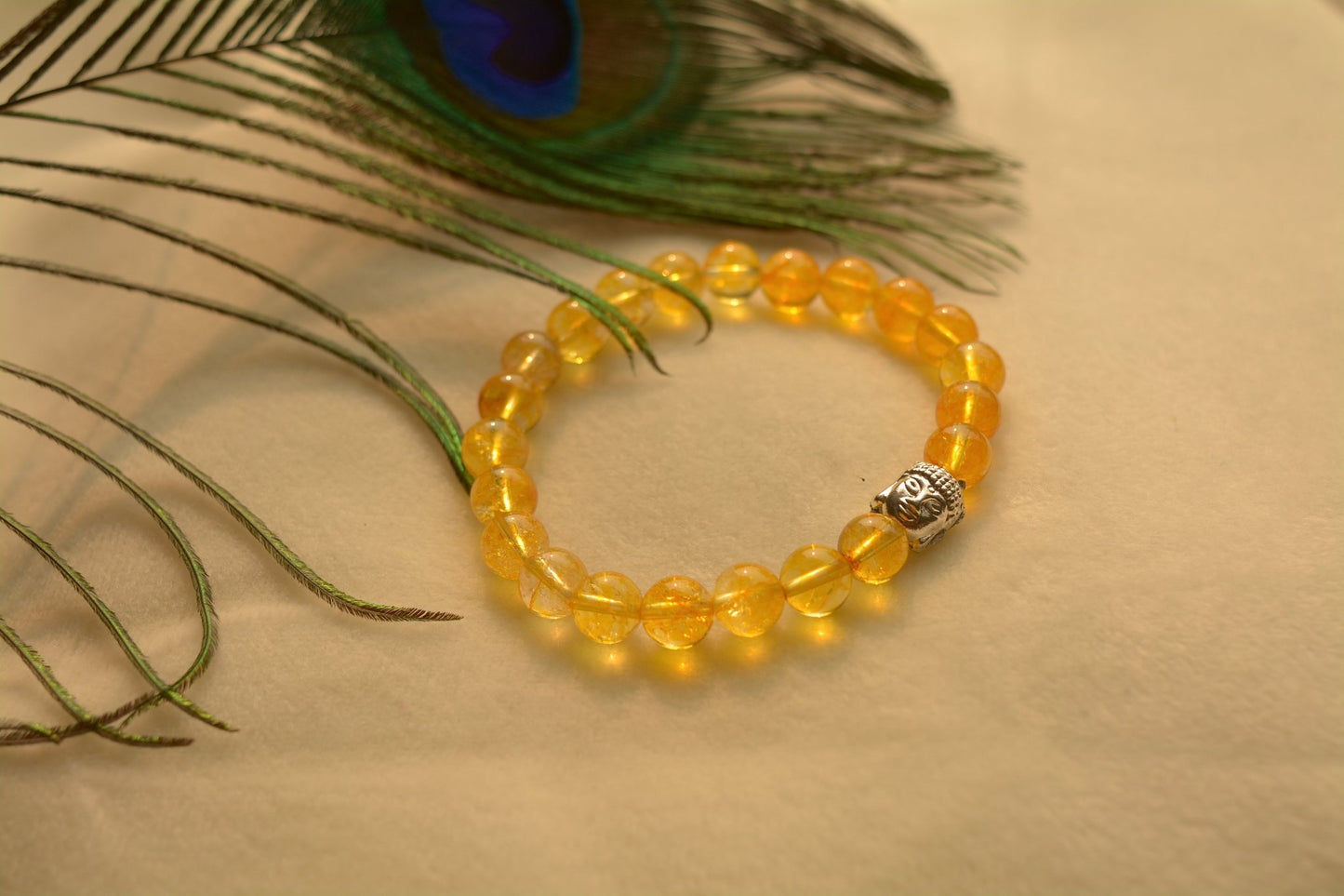 RudraJyoti - Citrine Crystal Bracelet - Ninaad