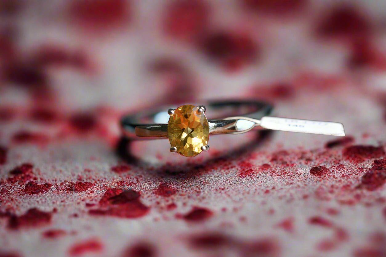 The Gold Rush – Citrine Ring - Ninaad
