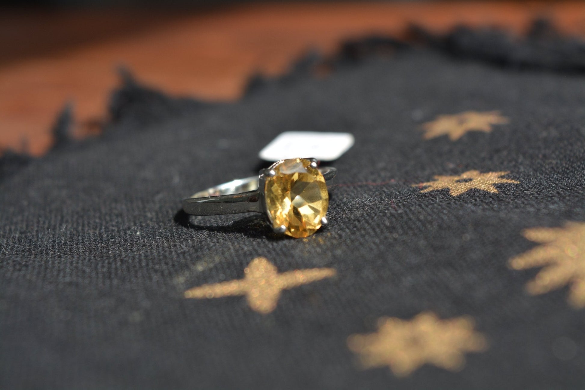The Gold Rush – Citrine Ring - Ninaad