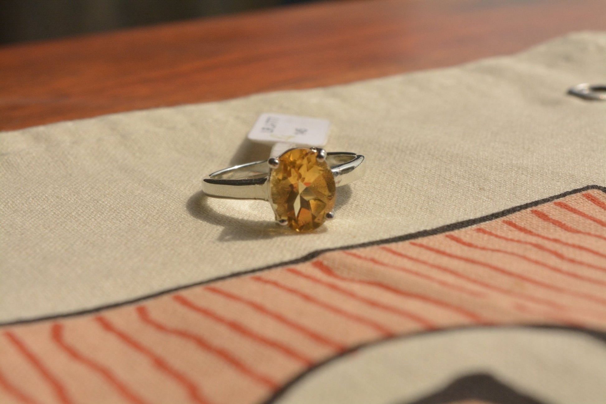 The Gold Rush – Citrine Ring - Ninaad