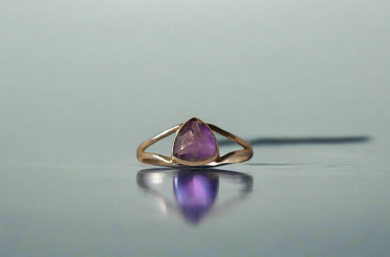 The Lavina - Amethyst Ring - Ninaad