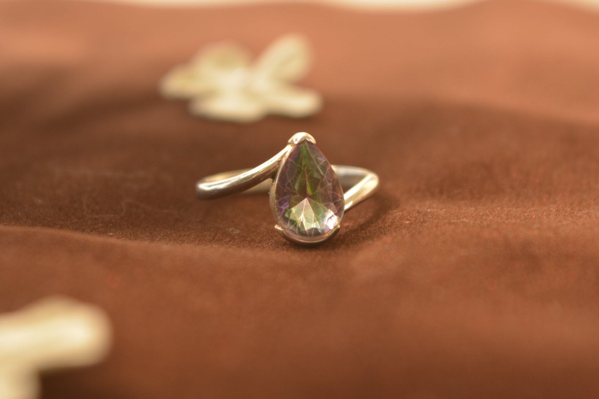The Mystic Queen - Mystic Topaz Ring - Ninaad