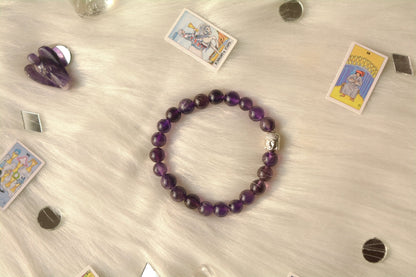 The Purple Dusk : Amethyst Bracelet - Ninaad