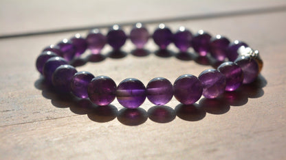 The Purple Dusk : Amethyst Bracelet - Ninaad