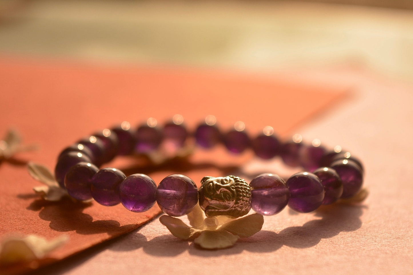 The Purple Dusk : Amethyst Bracelet - Ninaad