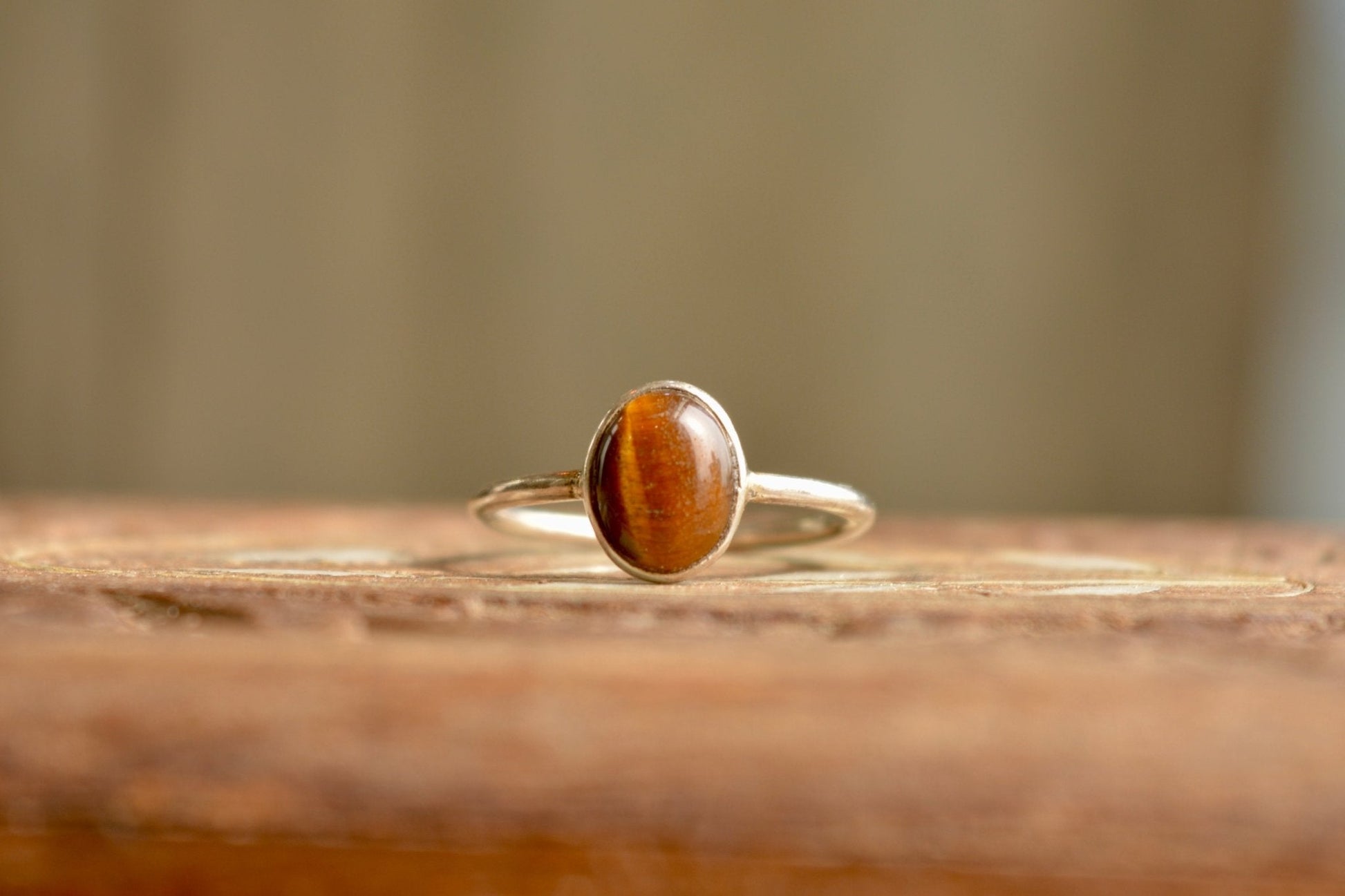 The Roar - Tiger Eye Silver Ring - Ninaad